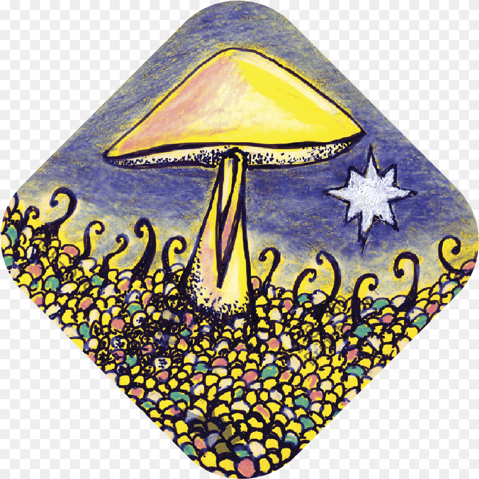 Bright Star Mushroom Magnet Mag551 Natural Environment, Art Free Png