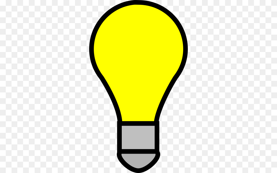 Bright Yellow Lightbulb Clip Art, Light, Astronomy, Moon, Nature Free Png Download