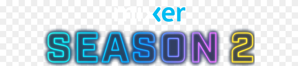 Brightly Colored Text Logo That Reads Mixer Season Mixer Season 2, Light, Neon, Scoreboard Free Png