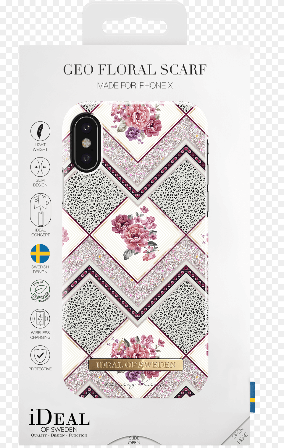 Brightstar Iphone X Case Geo Floral Scarf Iphone Xs Skal Ideal Of Sweden, Home Decor, Pattern, Embroidery, Stitch Free Transparent Png