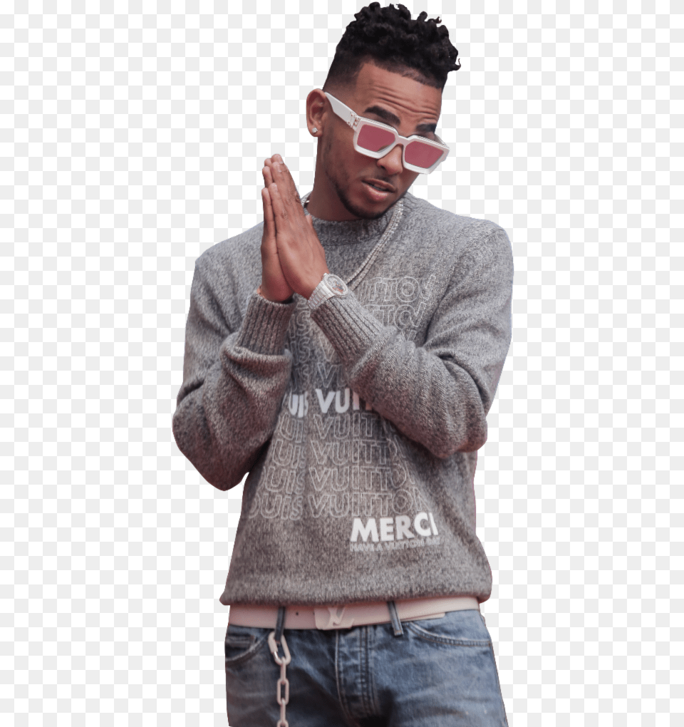 Brilla En Los Billboard Music Awards Ozuna, Knitwear, Clothing, Sweater, Jeans Png Image