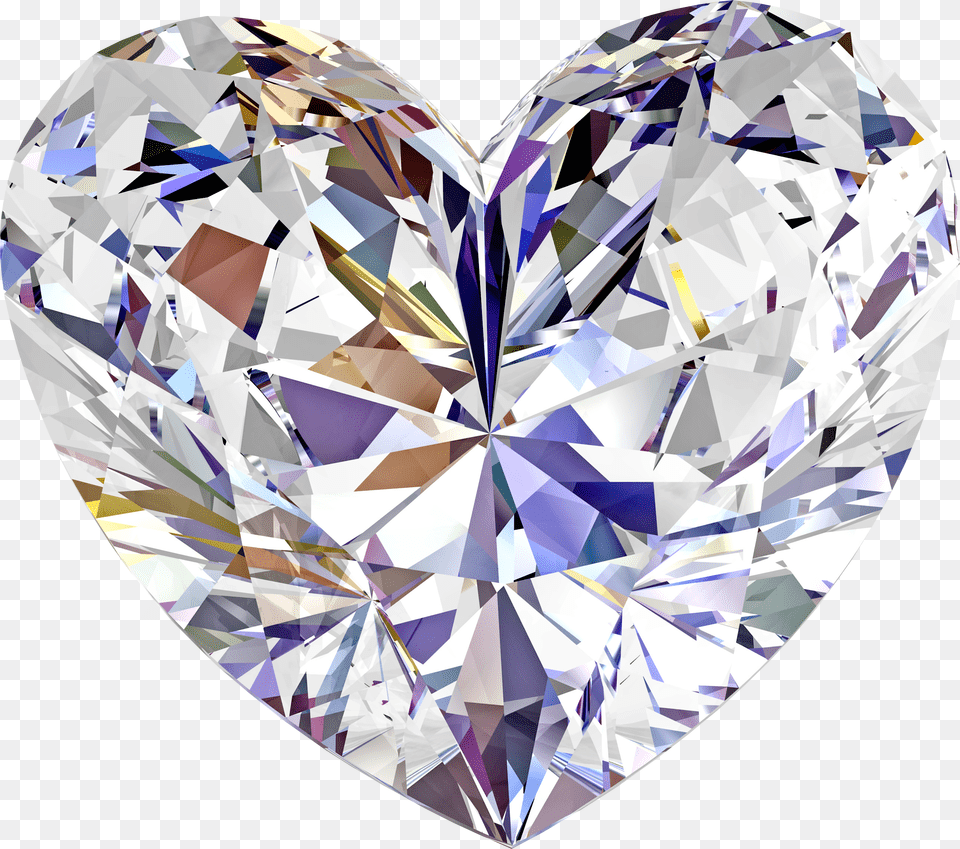 Brilliant Diamond Love Shaped Jewel Three Diamonds In Heart Shape, Accessories, Gemstone, Jewelry Png