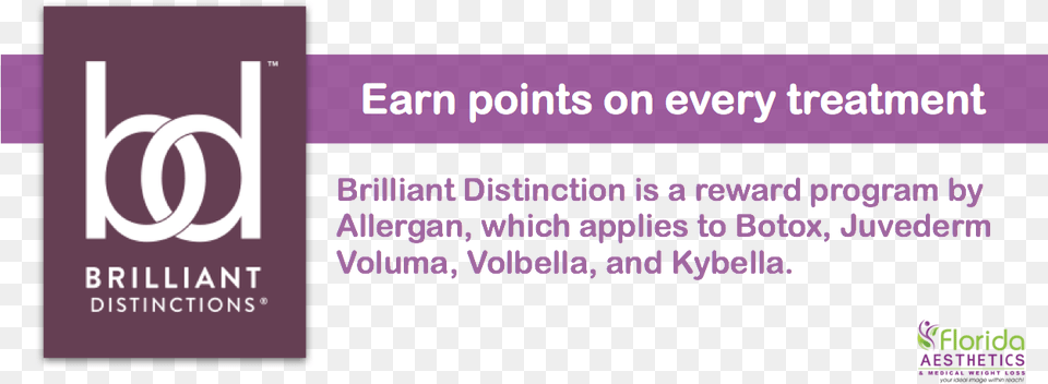 Brilliant Distinction Is A Reward Program By Allergan Fire Assembly Point Sign, Purple, Advertisement, Text, Paper Png