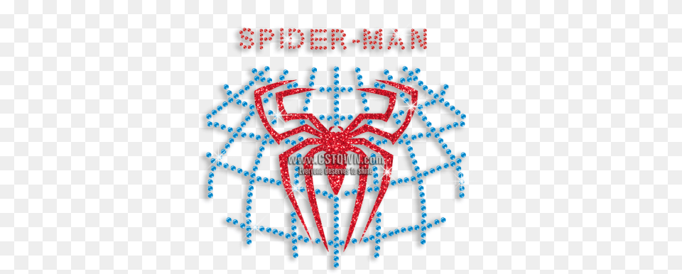 Brilliant Spider Man39s Web Iron On Rhinestone Transfer Illustration, Chandelier, Lamp Free Png Download