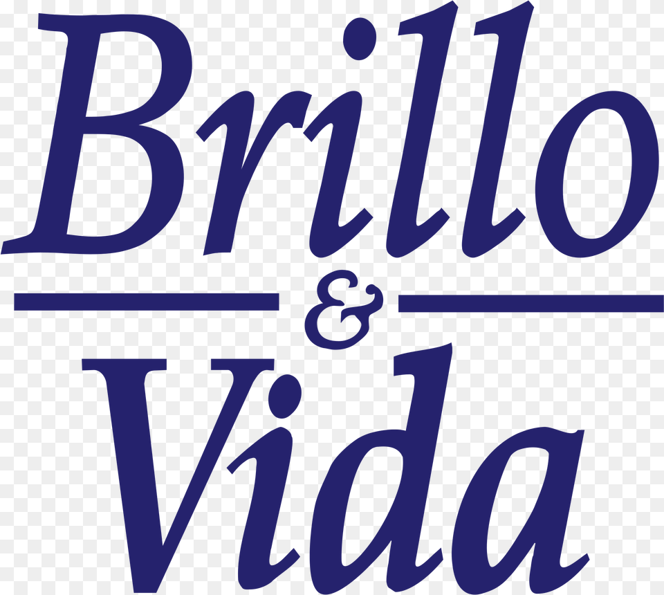 Brillo Amp Vida Logo Transparent Calligraphy, Text, Number, Symbol Free Png