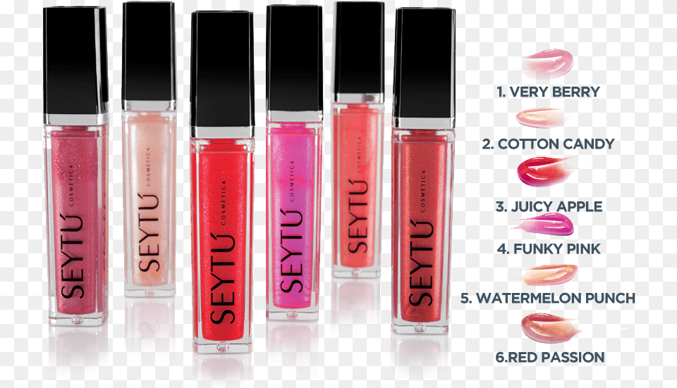 Brillo Labial Seytu, Cosmetics, Lipstick, Bottle, Perfume Free Png