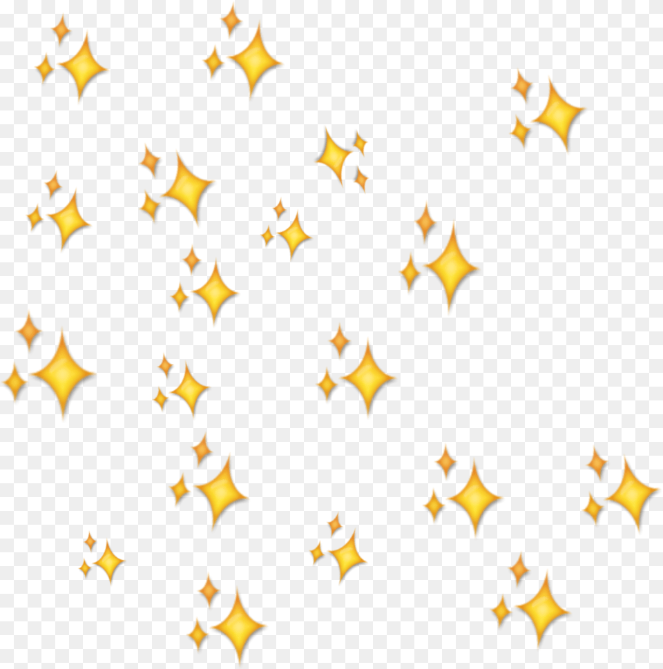 Brillos Estrellas Emoji Emoji De Brillos Tumblr Brillos, Symbol, Nature, Night, Outdoors Free Transparent Png