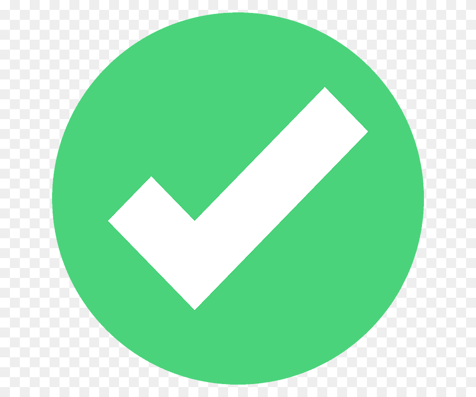 Bring Back The Green Synced Checkmark Check Mark Emoji, Disk, Symbol, Sign Png