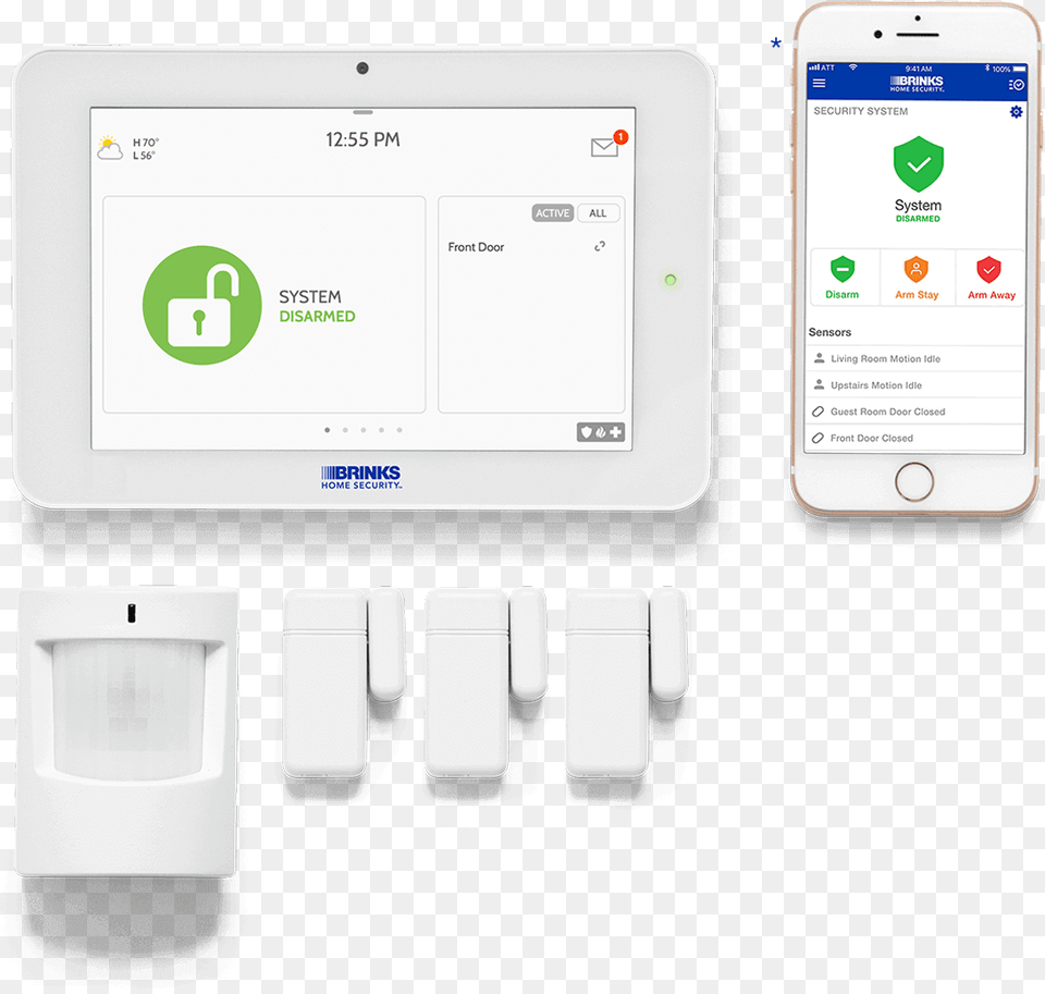 Brinks Home Security App, Electronics, Phone, Mobile Phone Free Png Download