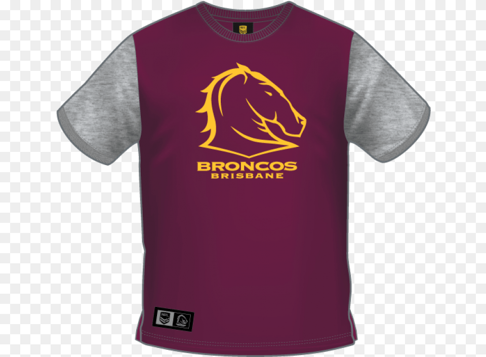 Brisbane Broncos 30 Year, Clothing, Shirt, T-shirt Free Png
