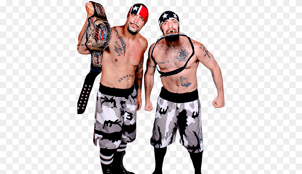 Briscoe Brothers Online World Of Wrestling, Tattoo, Skin, Person, Man Png