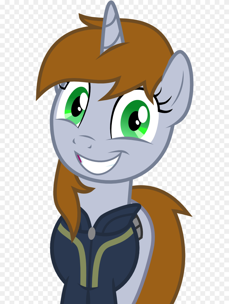 Brisineo Clothes Crazy Face Faic Fallout Equestria Fallout Equestria Littlepip Smiling, Book, Comics, Publication, Baby Free Png