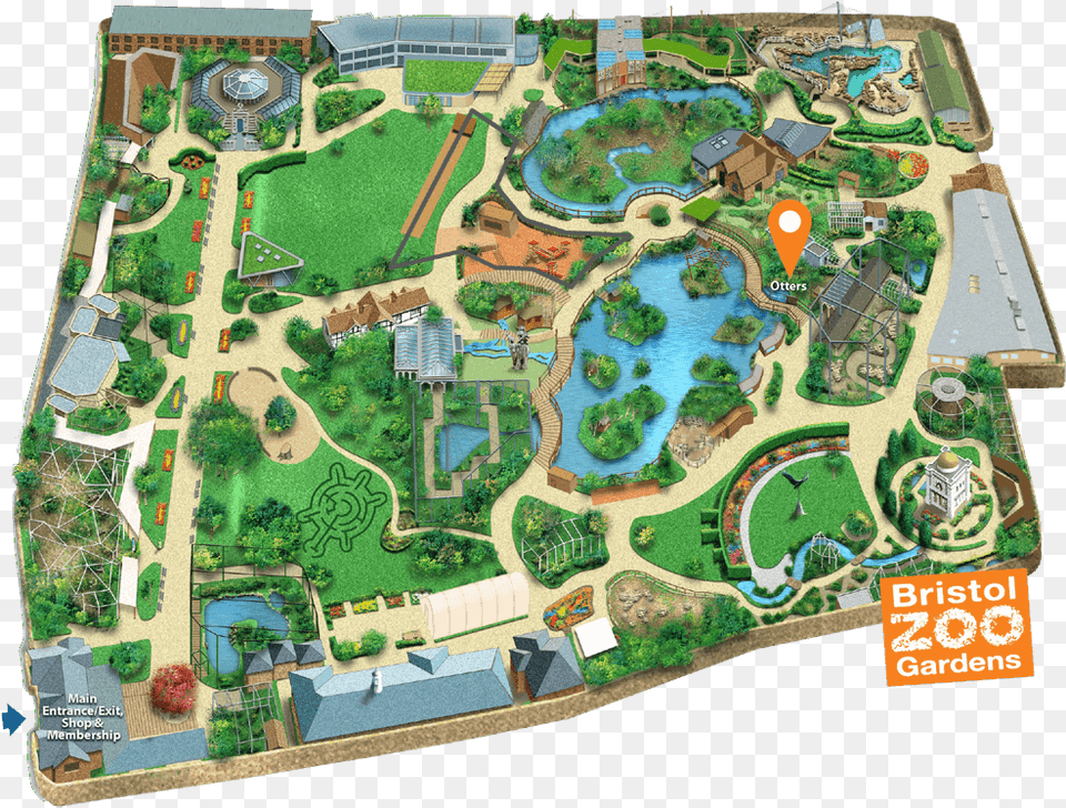 Bristol Zoo Gardens Map Bristol Zoo Map Pdf, Neighborhood, Architecture, Building, Water Png Image