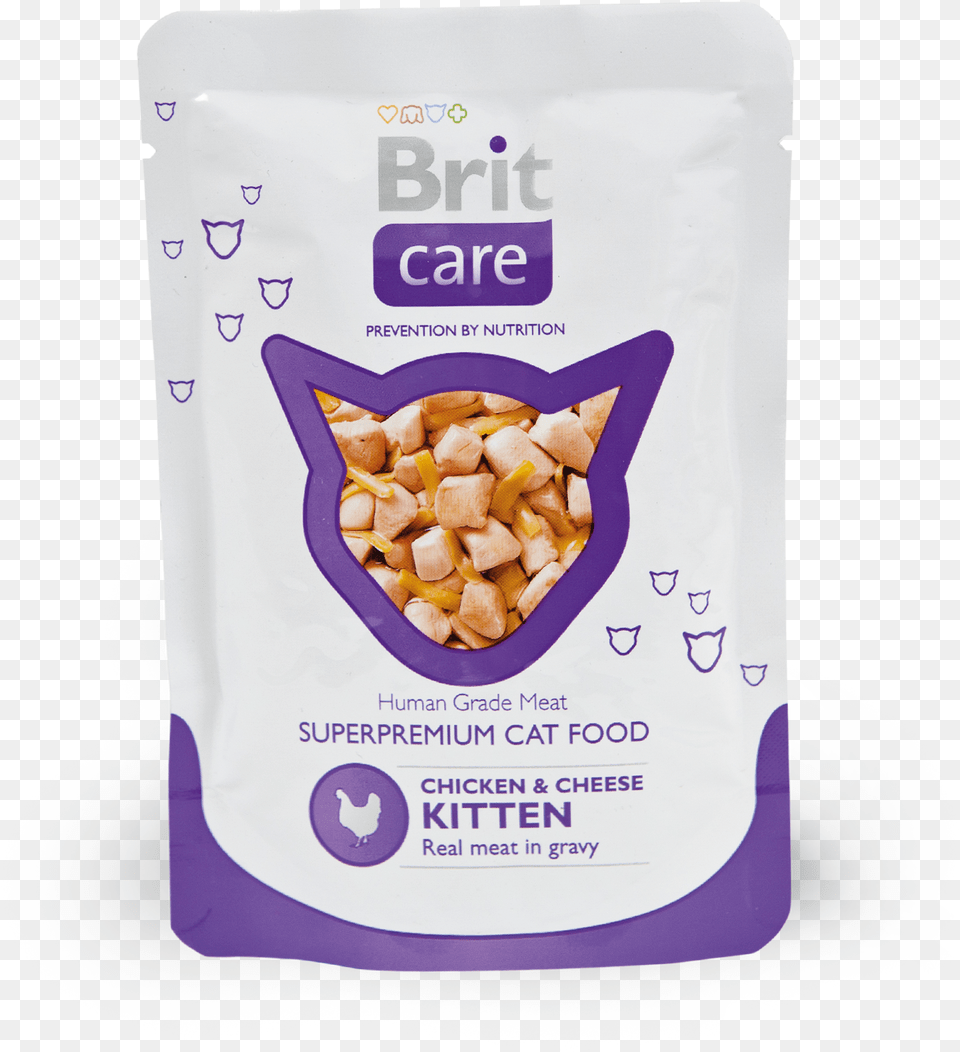 Brit Care Cat Chicken Amp Cheese Kitten Pouch, Food, Nut, Plant, Produce Free Transparent Png