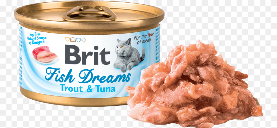 Brit Fish Dreams Trout Amp Tuna Brit Care, Aluminium, Tin, Can, Canned Goods Free Png Download