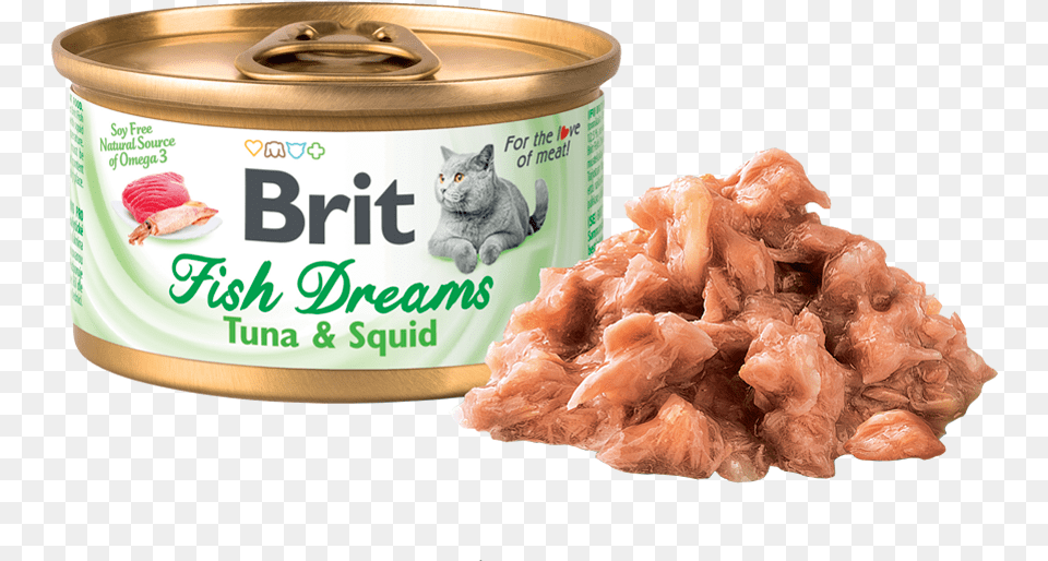 Brit Fish Dreams Tuna Amp Squid Brit Care, Aluminium, Tin, Can, Canned Goods Free Transparent Png