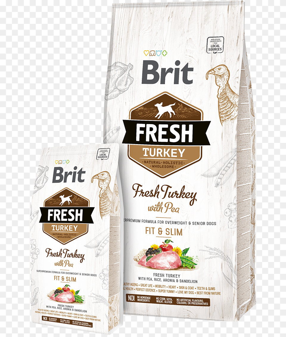 Brit Fresh Turkey With Pea Adult Fit Amp Slim Brit Animals Chinchila Complete, Advertisement, Animal, Bird, Poster Free Png