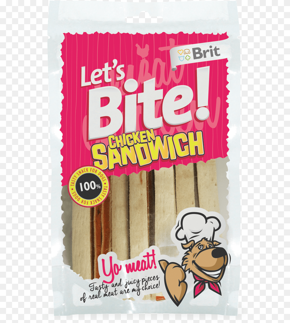 Brit Lets Bite Chicken Sandwich, Advertisement, Poster Png Image