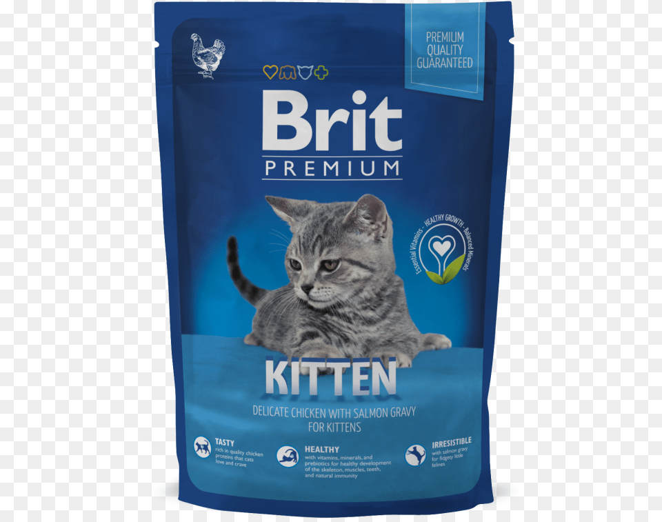 Brit Premium Kitten Ean Brit Cat Food, Animal, Mammal, Pet, Bird Free Png