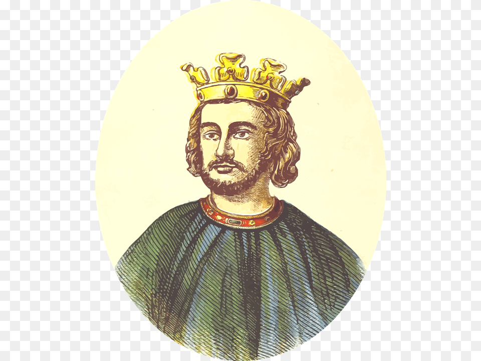 Britain British Crown England History John King King John Clip Art, Accessories, Photography, Person, Man Png