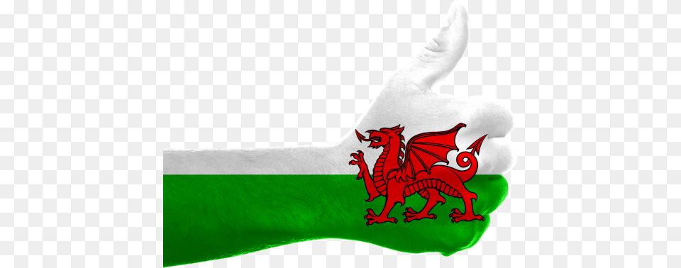 Britain Flag Of Wales, Body Part, Finger, Hand, Person Free Png Download