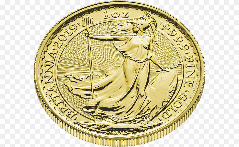 Britannia 2019 1 Oz Gold Coin 2019 Britannia, Adult, Bride, Female, Person Png Image