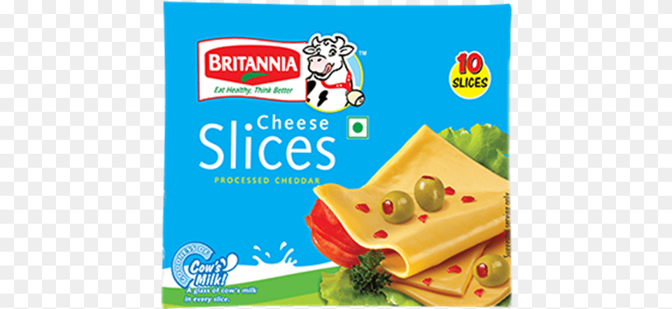 Britannia Processed Cheddar Cheese Slice 200 G Britannia Cheese Slice Price, Advertisement, Food, Lunch, Meal Free Png Download