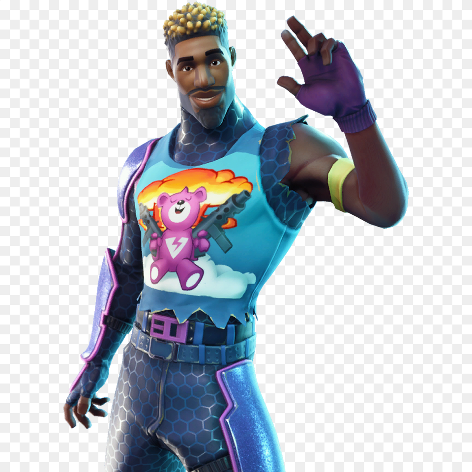 Brite Gunner Featured Fortnite Brite Gunner, Clothing, Glove, Adult, Female Free Png Download