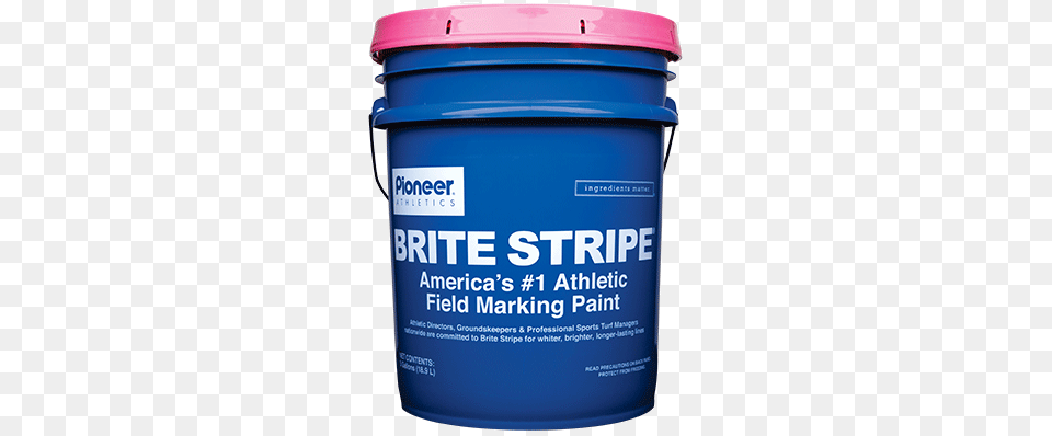Brite Stripe Natural Turf Paint Pioneer Athletics, Paint Container, Bottle, Shaker, Bucket Free Png