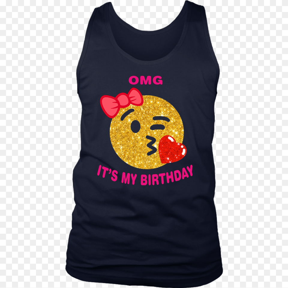 Brithday Emoji T Shirt Funny New Years Shirts, Clothing, Tank Top Free Png Download