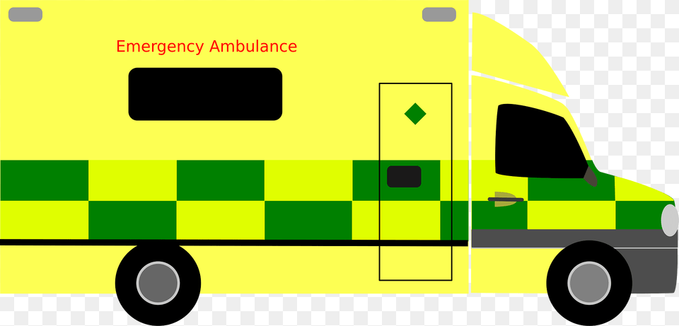 British Ambulance Clipart, Transportation, Van, Vehicle, Moving Van Png Image