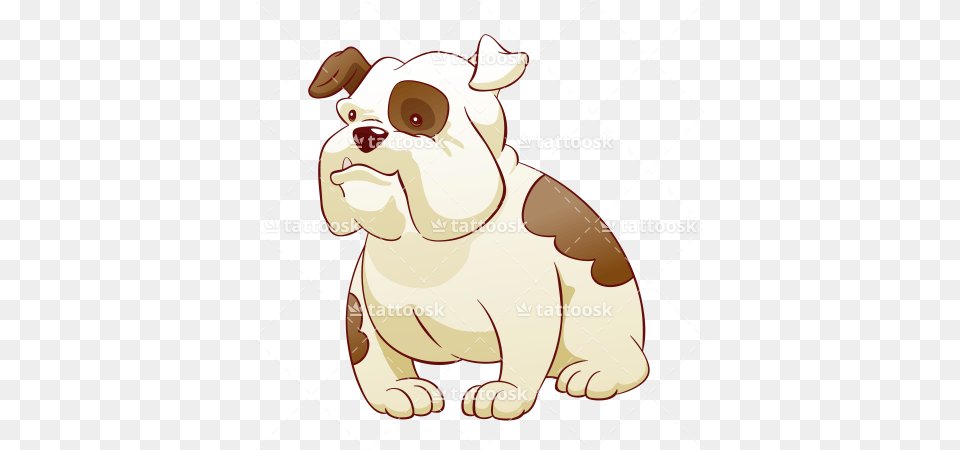 British Bulldog Tattoo Design Bulldog Cartoon Cute, Animal, Mammal, Pet, Dog Png Image