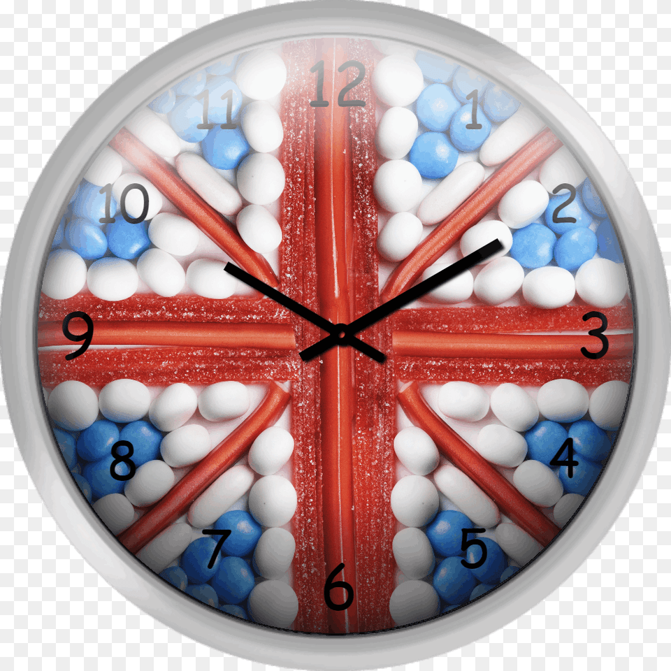 British Flag Made Out Of Sweets And Candy Circle, Dessert, Birthday Cake, Cake, Food Free Png Download