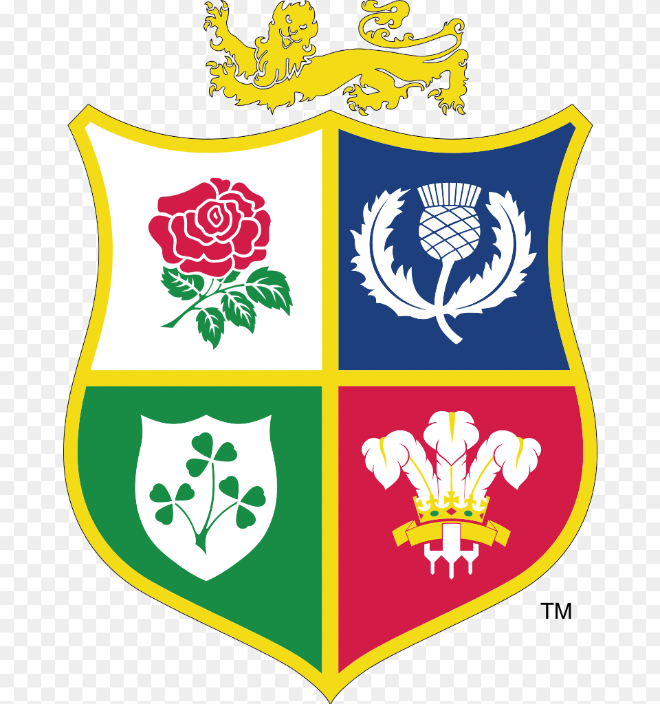 British Irish Scottie Tattoo British And Irish Lions Logo, Armor, Shield, Flower, Plant Free Png Download