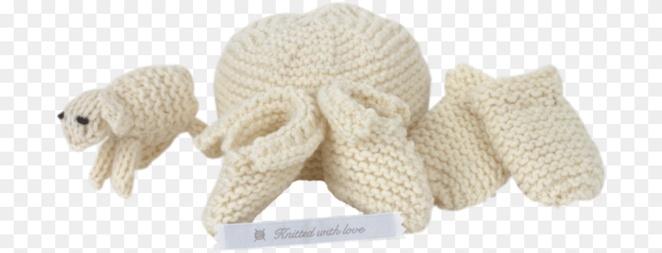 British Merino Knit Kit Wool, Clothing, Hat, Animal, Bear Free Png Download