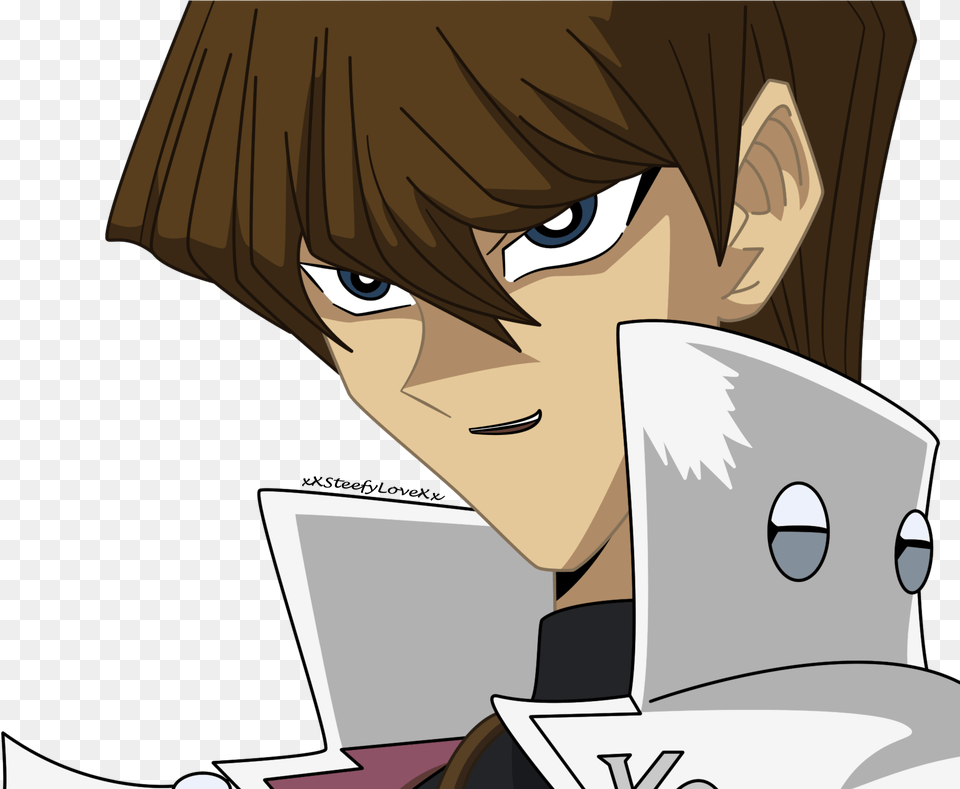 British Ninja On Twitter Seto Kaiba Face, Book, Comics, Publication, Person Free Transparent Png