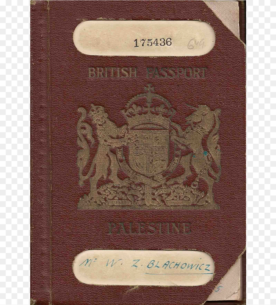 British Palestine Passport British Passport, Book, Text, Publication, Document Png