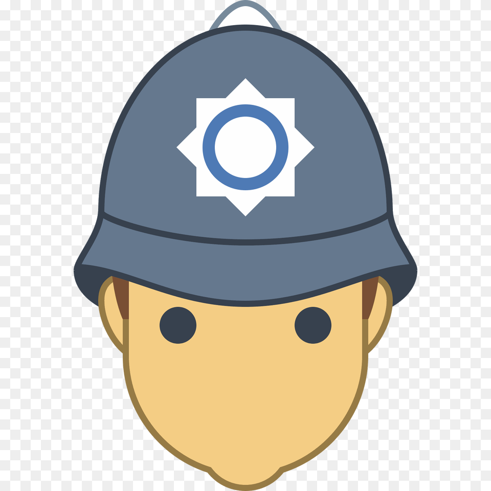 British Police Officer Icon, Clothing, Hardhat, Helmet Png Image