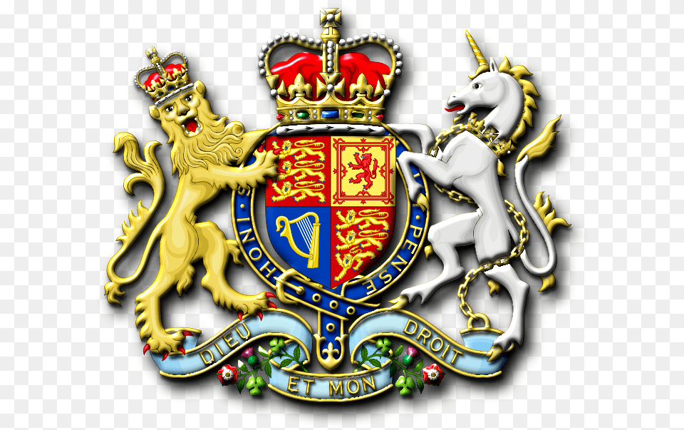 British Royal Family Logo, Emblem, Symbol, Animal, Horse Free Transparent Png