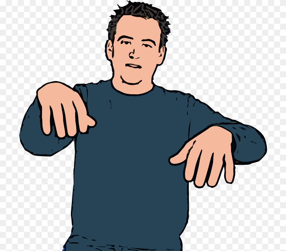 British Sign Language, Adult, Sleeve, Person, Man Free Png