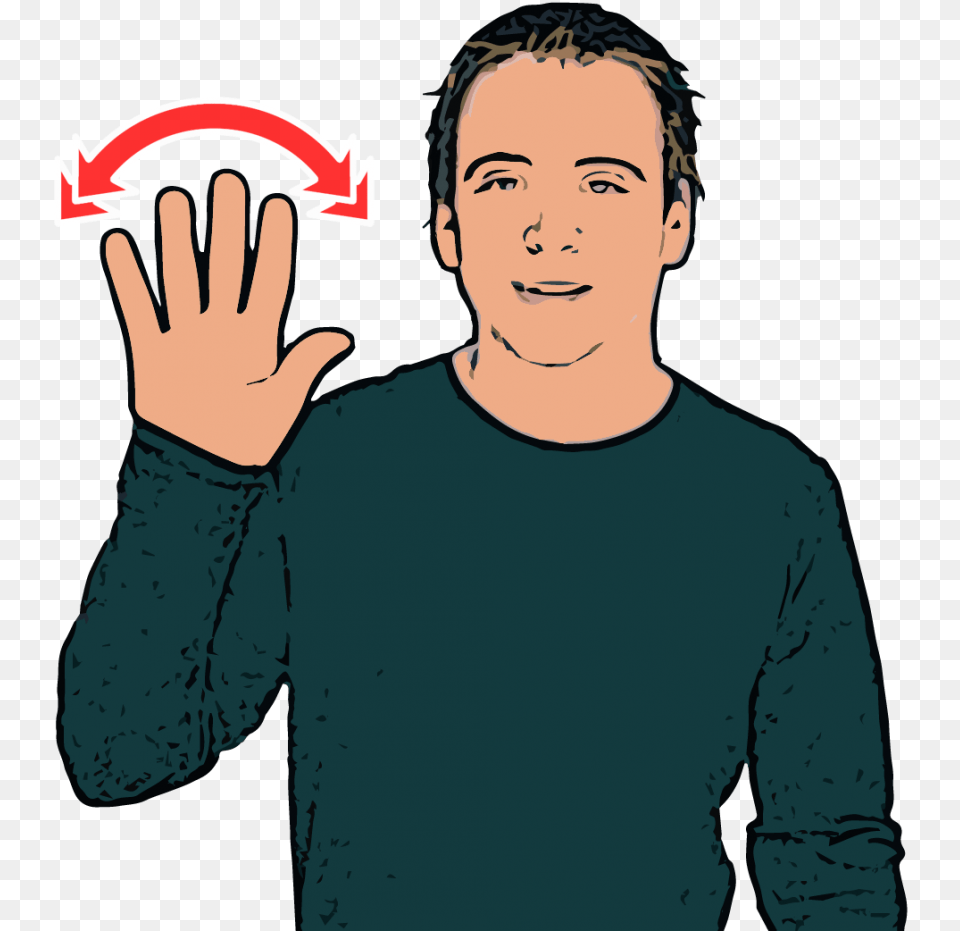 British Sign Language Stop, T-shirt, Sleeve, Person, Long Sleeve Png