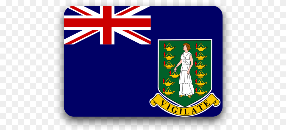 British Virgin Island Flag, Adult, Female, Person, Woman Free Png Download
