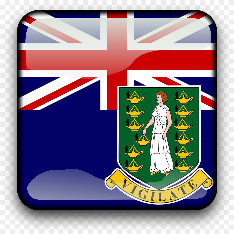 British Virgin Islands Coat Of Arms Baby Blanket Bandera Islas Turcas Y Caicos, Adult, Female, Person, Woman Png Image