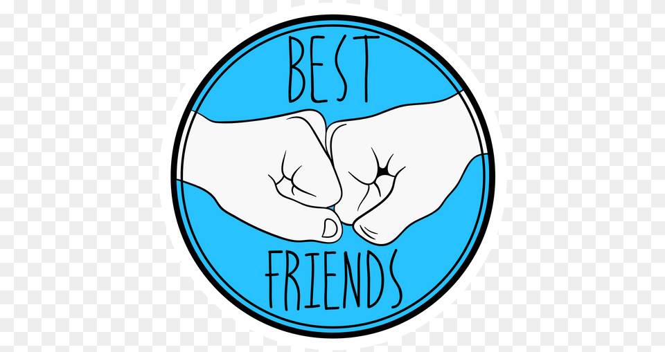 Bro Fist Best Friends Sticker Language, Body Part, Hand, Person, Coin Free Png Download