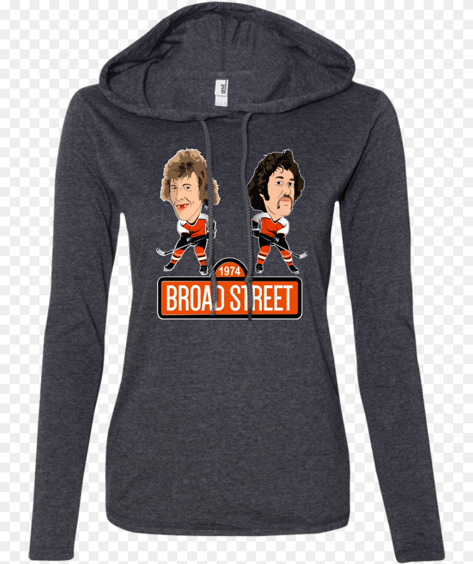 Broad Street Ladies Long Sleeve T Shirt Hoodie Hoodie, Sweatshirt, Sweater, Long Sleeve, Knitwear Png