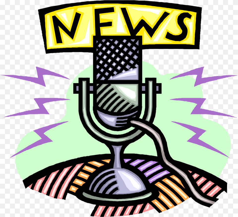 Broadcast Journalism Clipart, Electrical Device, Microphone, Person Png