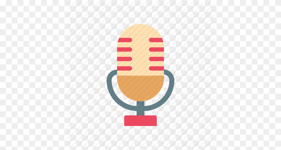 Broadcast Karaoke Microphone Retro Speech Studio Vintage Icon, Electrical Device Free Png
