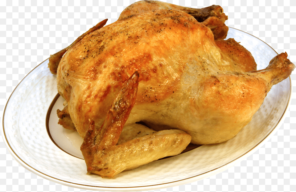 Broasted Chicken Roasted Chicken 3d Model, Food, Meal, Roast, Dinner Png Image