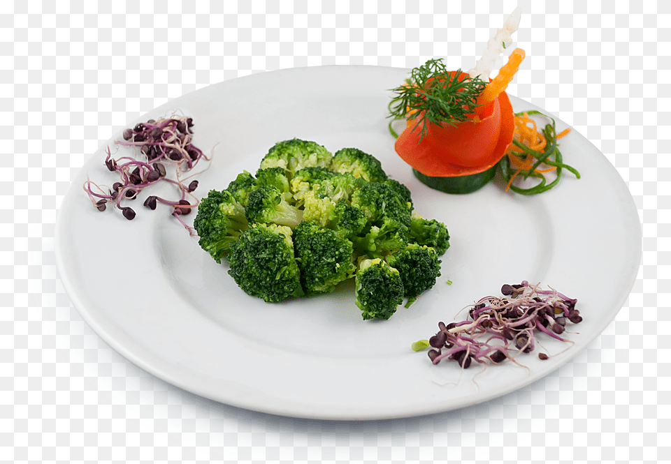 Broccoli, Food, Food Presentation, Plate, Meal Png