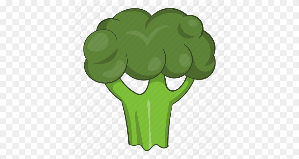 Broccoli Cabbage Cartoon Food Fresh Green Organic Icon, Plant, Produce, Vegetable Free Png